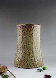 孤品粗陶花插｜于器世界感知家居插花的人文温度